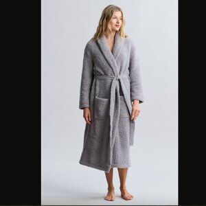 Barefoot Dreams Cozychic Adult Robe Gray Size 2 (Large/XLarge)